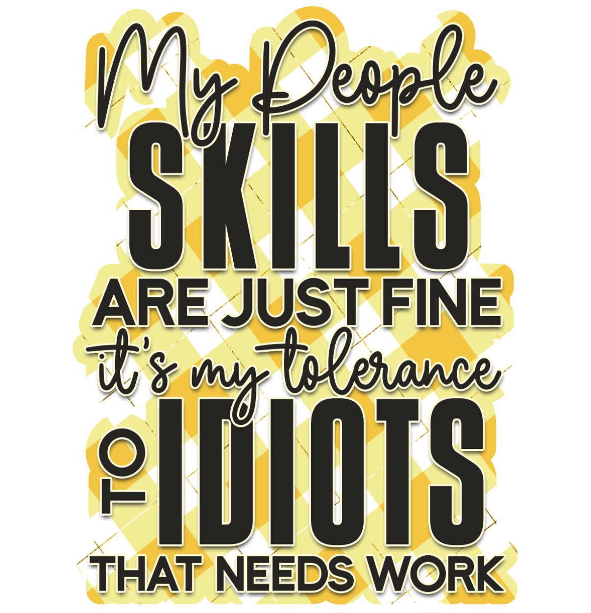 People Skills Decal