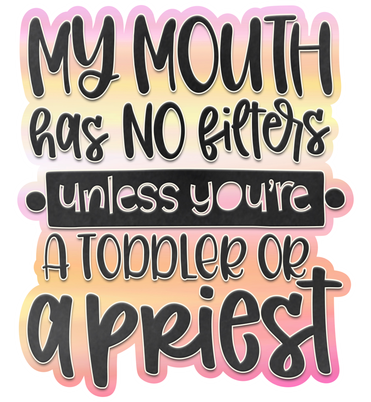My Mouth Decal