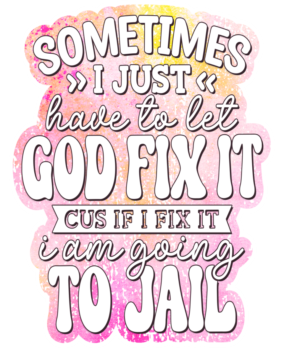 God Fix It Decal